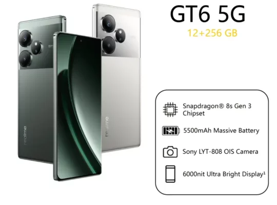 هاتف Realme GT6 5G Snapdragon 8s الجيل الثالث…