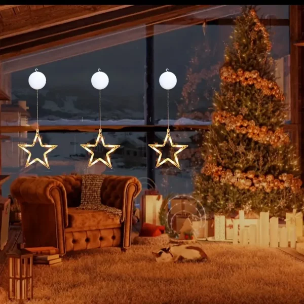 ⁦أضواء سلسلة رمضان ستار، إضاءة LED خرافية⁩ - الصورة ⁦4⁩