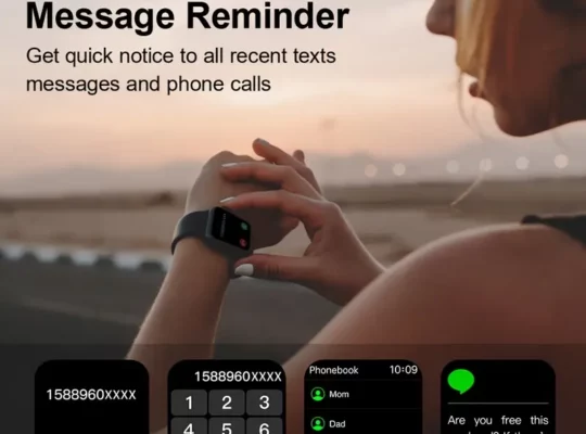 ساعة رياضية ذكية EYMU 1.85 بوصة