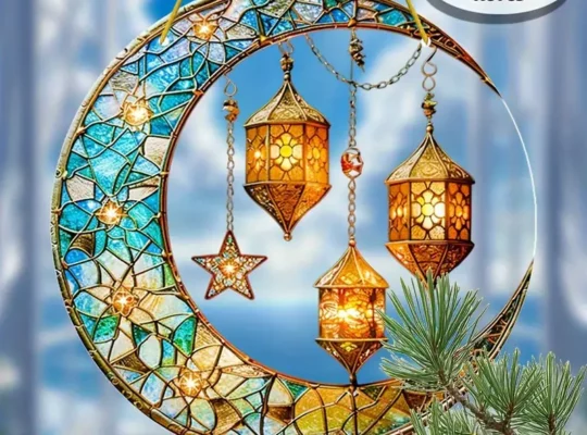 زخرفة شمسية من الأكريليك بتصميم آرت ديكو