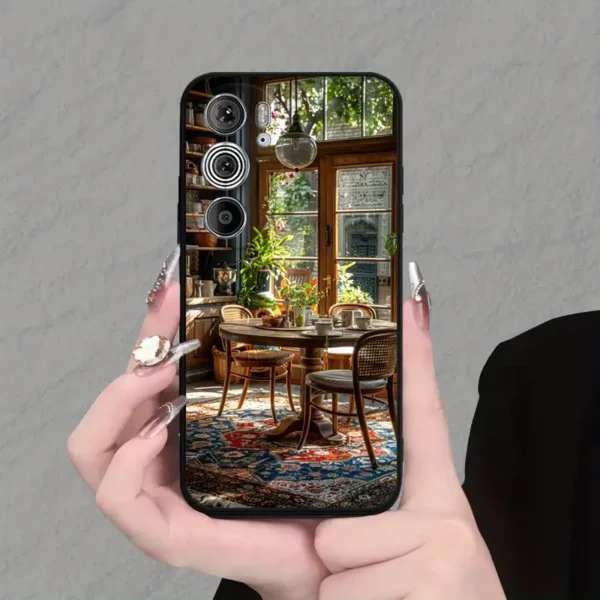 ⁦Stylish TPU Soft Cover for Moto Edge X30 S30 G200 ...⁩ - الصورة ⁦3⁩