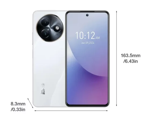 هاتف itel S24 بحجم مدمج 6.6 بوصة بنظام أندرويد 13