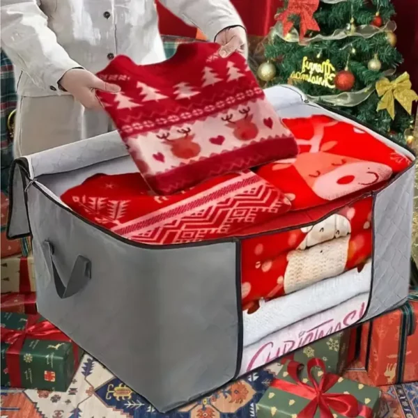 ⁦1 قطعة صندوق تخزين محمول كبير جدًا بتصميم مبطن⁩ - الصورة ⁦5⁩