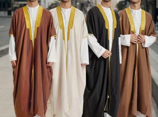 1 قطعة قفطان رئيس عربي – ثوب تخرج مسلم