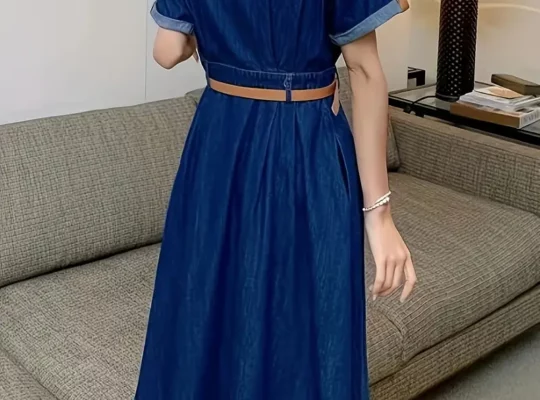 فستان جينز كاجوال للنساء…