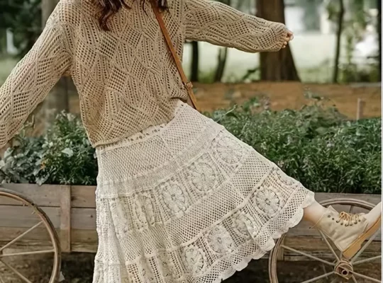 تنورة طويلة كلاسيكية …