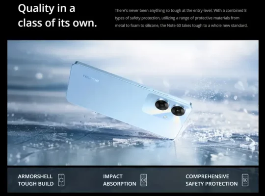 هاتف Realme Note 60 2025 – T612 معالج ثماني النواة