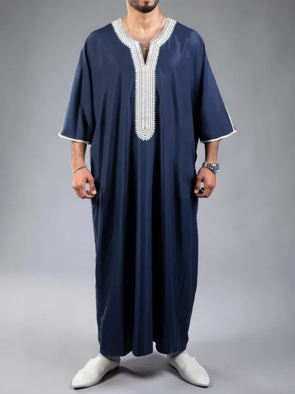 ⁦زي ثوب العيد الأضحى للرجال، قفطان⁩ - الصورة ⁦7⁩