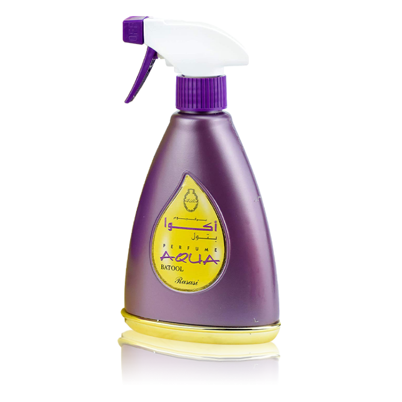 0427202214042562692339a71e3.png رصاصي برفيوم اكوا بتول - خالي من اثيل الكحول ( معطر للغرفة والشراشف) 375مل - الصورة 1
